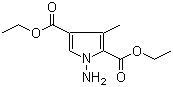 structure of CAS# 427878-69-1, Diethyl 1-amino-3-methyl-1H-pyrrole-2,4-dicarboxylate