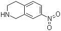 结构式 CAS# 42923-79-5, 7-硝基-1,2,3,4-四氢异喹啉