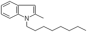 structure of CAS# 42951-39-3, 1-Octyl-2-methylindole;2-Methyl-1-octyl-1H-indole