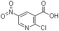 structure of CAS# 42959-38-6, 2-Chloro-5-nitronicotinic acid