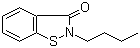 结构式 CAS# 4299-07-4, 2-丁基-1,2-苯并异噻唑啉-3-酮