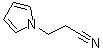 structure of CAS# 43036-06-2, 1H-Pyrrole-1-propanenitrile;N-(2-Cyanoethyl)pyrrole; NSC 78437