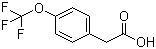 结构式 CAS# 4315-07-5, 4-(三氟甲氧基)苯乙酸
