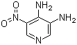 结构式 CAS# 4318-68-7, 5-硝基吡啶-3,4-二胺