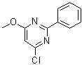 结构式 CAS# 4319-72-6, 4-氯-6-甲氧基-2-苯基嘧啶