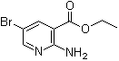 structure of CAS# 433226-06-3, 2-Amino-5-bromonicotinic acid ethyl ester