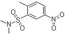structure of CAS# 433695-36-4, N,N,2-Trimethyl-5-nitrobenzenesulfonamide;BRL 50481