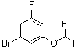 structure of CAS# 433939-28-7, 1-Bromo-3-fluoro-5-difluoromethoxybenzene;1-Bromo-3-(difluoromethoxy)-5-fluorobenzene
