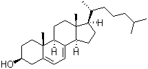 structure of CAS# 434-16-2, 7-Dehydrocholesterol;Provitamine; 3beta-Hydroxycholesta-5,7-diene