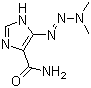 结构式 CAS# 4342-03-4, 达卡巴嗪; 5-(3,3-二甲基-1-三氮烯)咪唑-4-羧酰胺; 氮烯咪胺