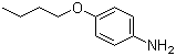 结构式 CAS# 4344-55-2, 4-丁氧基苯胺; 4-氨基苯丁醚; 对氨基苯丁醚