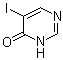 结构式 CAS# 4349-07-9, 5-碘-4(3H)-嘧啶酮