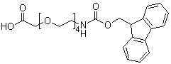 结构式 CAS# 437655-95-3, 5,8,11,14-四氧杂-2-氮杂十六碳二酸 1-芴甲基酯