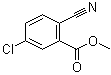structure of CAS# 439117-38-1, Methyl 5-chloro-2-cyanobenzoate;4-Chloro-2-methoxycarbonylbenzonitrile