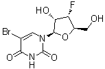 5-Bromo-3'-deoxy-3'-fluorouridine molecular structure (CAS 439579-22-3)