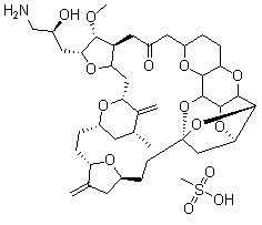 结构式 CAS# 441045-17-6, 甲磺酸艾日布林
