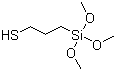 结构式 CAS# 4420-74-0, 巯丙基三甲氧基硅烷