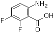 structure of CAS# 442134-72-7, 5,6-Difluoroanthranilic acid;6-Amino-2,3-difluorobenzoic acid