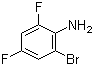structure of CAS# 444-14-4, 2-Bromo-4,6-difluoroaniline;2-Bromo-4,6-difluorobenzenamine