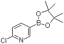 结构式 CAS# 444120-94-9, 2-氯吡啶-5-硼酸频哪醇酯; 2-氯-5-(4,4,5,5-四甲基-1,3,2-二氧杂戊硼烷-2-基)吡啶