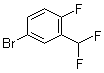 structure of CAS# 445303-69-5, 4-Bromo-2-difluoromethyl-1-fluorobenzene;1-Bromo-4-fluoro-3-(difluoromethyl)benzene