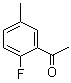 structure of CAS# 446-07-1, 2'-Fluoro-5'-methylacetophenone;1-(2-Fluoro-5-methylphenyl)ethanone