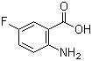 2-Amino-5-fluorobenzoic acid molecular structure (CAS 446-08-2)