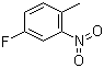 4-Fluoro-2-nitrotoluene molecular structure (CAS 446-10-6)