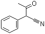 structure of CAS# 4468-48-8, 2-Phenylacetoacetonitrile;alpha-Acetylphenylacetonitrile; 3-Oxo-2-phenylbutanenitrile; 2-Oxo-1-phenylpropyl cyanide