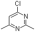 结构式 CAS# 4472-45-1, 4-氯-2,6-二甲基嘧啶