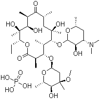 磷酸红霉素分子结构 (CAS 4501-00-2)