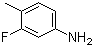 structure of CAS# 452-77-7, 3-Fluoro-4-methylaniline;3-Fluoro-4-methylbenzeneamine; 3-Fluoro-p-toluidine