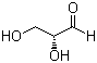 structure of CAS# 453-17-8, D-Glyceraldehyde ;D-(+)-Glyceraldehyde; (R)-2,3-Dihydroxy-propanal
