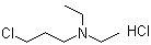 3-Chloro-N,N-diethylpropanamine hydrochloride molecular structure (CAS 4535-85-7)