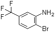 structure of CAS# 454-79-5, 2-Bromo-5-(trifluoromethyl)aniline;3-Amino-4-bromobenzotrifluoride