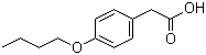 structure of CAS# 4547-57-3, 4-Butoxyphenylacetic acid