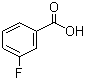 结构式 CAS# 455-38-9, 间氟苯甲酸; 3-氟苯甲酸