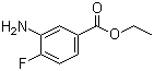 Ethyl 3-amino-4-fluorobenzoate molecular structure (CAS 455-75-4)