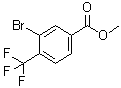 结构式 CAS# 455941-82-9, 3-溴-4-(三氟甲基)苯甲酸甲酯