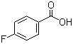 结构式 CAS# 456-22-4, 对氟苯甲酸