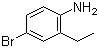 4-Bromo-2-ethylaniline molecular structure (CAS 45762-41-2)