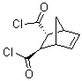 structure of CAS# 4582-21-2, trans-5-Norbornene-2,3-dicarbonyl chloride;trans-3,6-Endomethylene-1,2,3,6-tetrahydrophthaloyl chloride