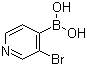 structure of CAS# 458532-99-5, 3-Bromopyridine-4-boronic acid