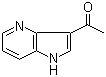 结构式 CAS# 460053-62-7, 3-乙酰基-1H-吡咯并[3,2-b]吡啶