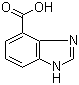 结构式 CAS# 46006-36-4, 苯并咪唑-4-羧酸