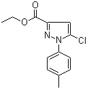 结构式 CAS# 460331-53-7, 5-氯-1-(4-甲基苯基)-1H-吡唑-3-羧酸乙酯