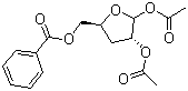 5-O-Benzoyl-1,2-di-O-acetyl-3-deoxy-D-ribofuranose molecular structure (CAS 4613-71-2)