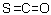 structure of CAS# 463-58-1, Carbon monoxide monosulfide;Thiocarbonyl oxide