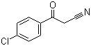 结构式 CAS# 4640-66-8, 4-氯苯甲酰乙腈; 4'-氯-2-氰基苯乙酮; 对氯苯甲酰乙腈