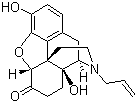 structure of CAS# 465-65-6, Naloxone;(5alpha)-3,14-Dihydroxy-17-prop-2-en-1-yl-4,5-epoxymorphinan-6-one